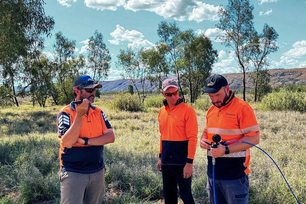 The OSA field crew out in the Australian bush
